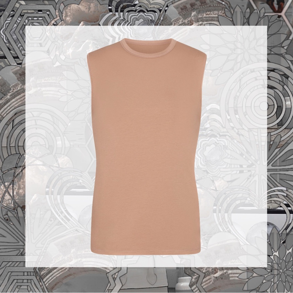 SKIMS Boyfriend Muscle Tank in Sienna size XS NWT! - Picture 1 of 5
